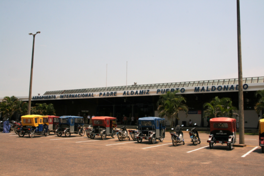 Cusco - Vliegveld Maldonado  en dan richting Tambopata