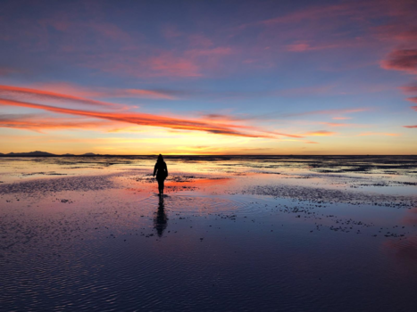 Salar de Uyuni - Amazing sunset