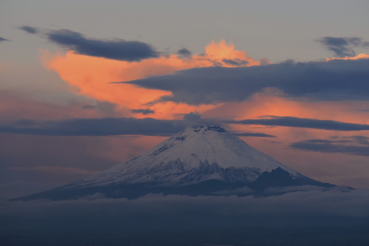 Cotopaxi National Park - Breathtaking sunset above Cotopaxi Volcano