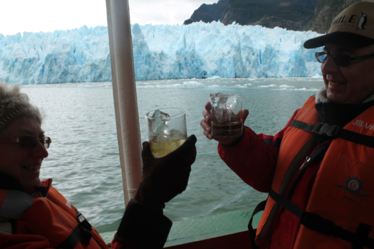 Puerto Montt - Whiskey met gletscherijs.