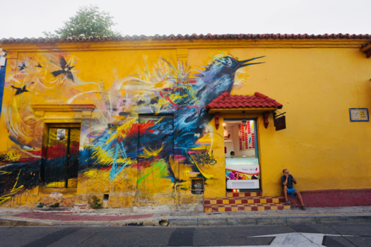 Cartagena - Streetart in Getsemani