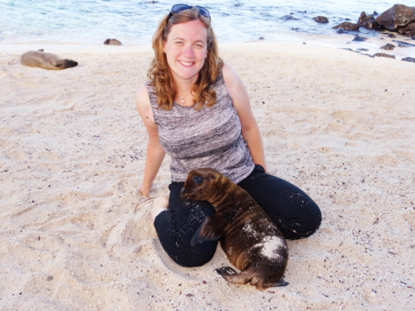 Galápagos eilanden - Galapagos vriendje op Santa Cruz