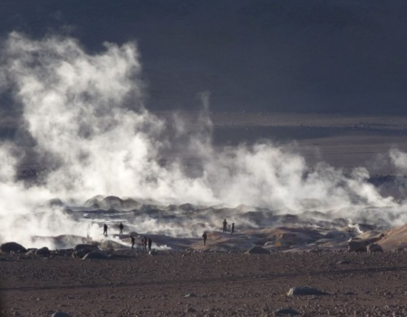 Salar de Uyuni - Uyuni, maar dan geisers ipv zout