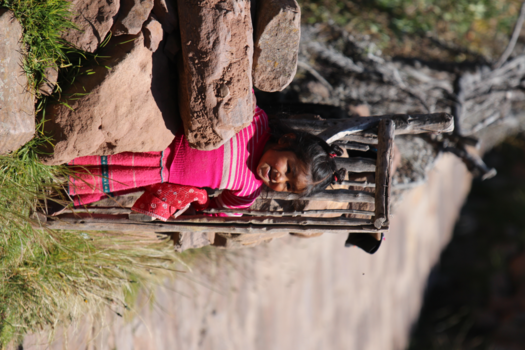 Titicacameer - kind op Taquile