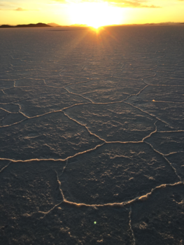 Bolivia - Salar de Uyuni -sunset