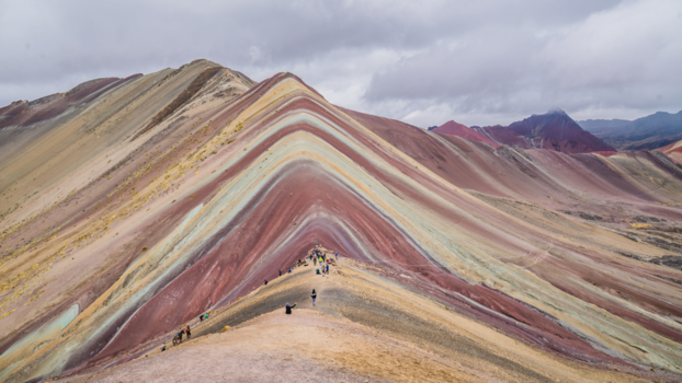 Cusco - Rainbow mountains in de buurt van Cusco - Peru