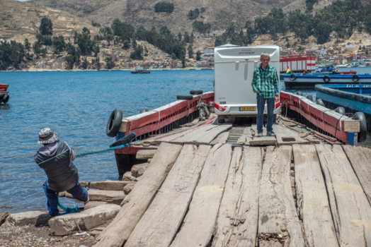 Rondreis Peru en Bolivia - De veerboot over het Titicacameer