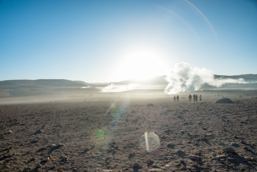 Rondreis Peru en Bolivia - Bolivia, geyser Sol de Mañana, de laatste van een serie van 4