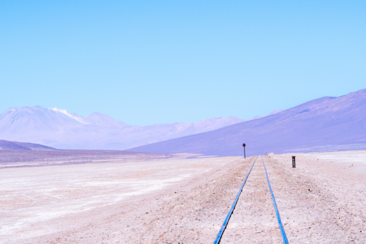 Rondreis Peru en Bolivia - Spoorweg helaas in onbruik bij Uyuni