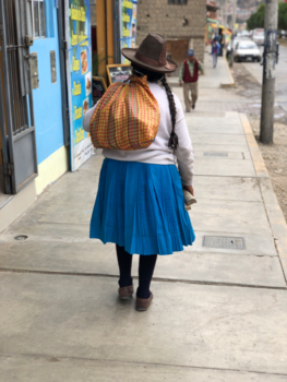 Peru - Vrouw in Huaráz