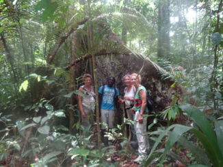 Gunsi - Jungle wandeling,erg veel geleerd onderweg