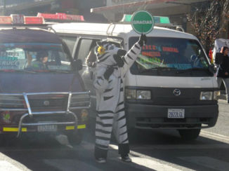 La Paz - Verkeersregelaar in La Paz