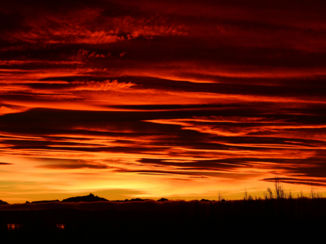 Argentinië - Zonsondergang in El Calafate (Patagonië)