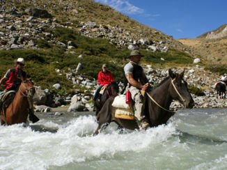 Andesgebergte - Door de rivieren