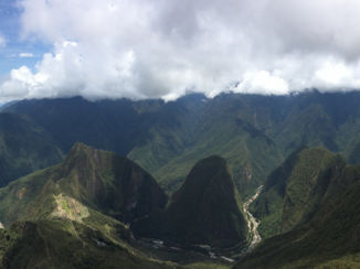 Inca Trail - On top of Machu Picchu mountain