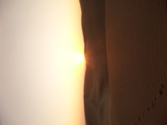 Peru - Zonsondergang midden in de woestijn tijdens die buggytour
