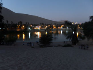 Peru - Huachachina by night