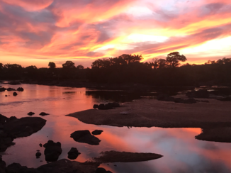 Suriname - Sunset, no filter, Boven Surinamerivier