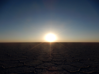 Bolivia - Zonsopgang zoutvlakte