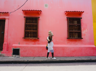 Cartagena - Hoedenverkoper in Cartagena