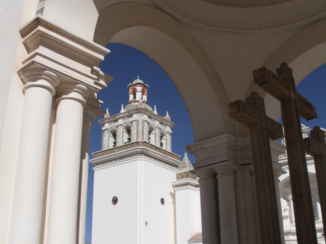 Bolivia - Kerk in Copacabana (Titicacameer)